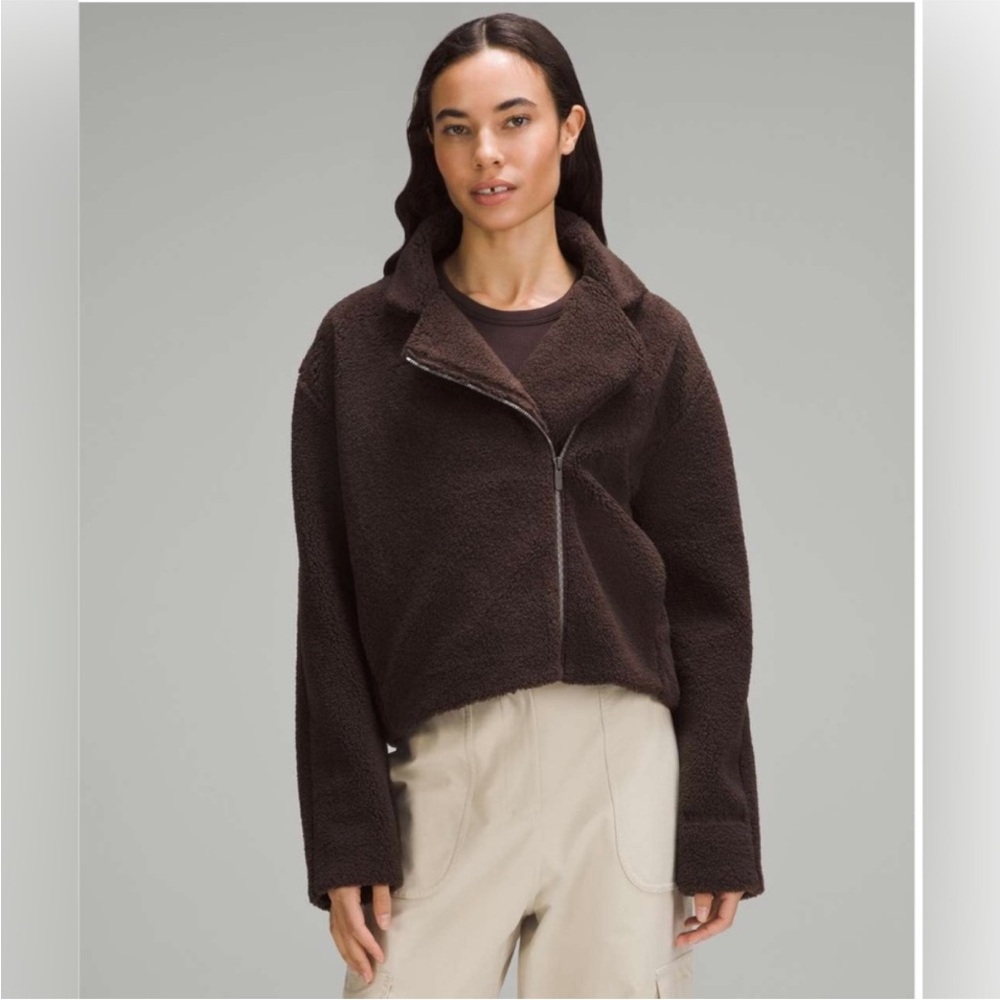 Lululemon Chocolate Teddy Jacket
